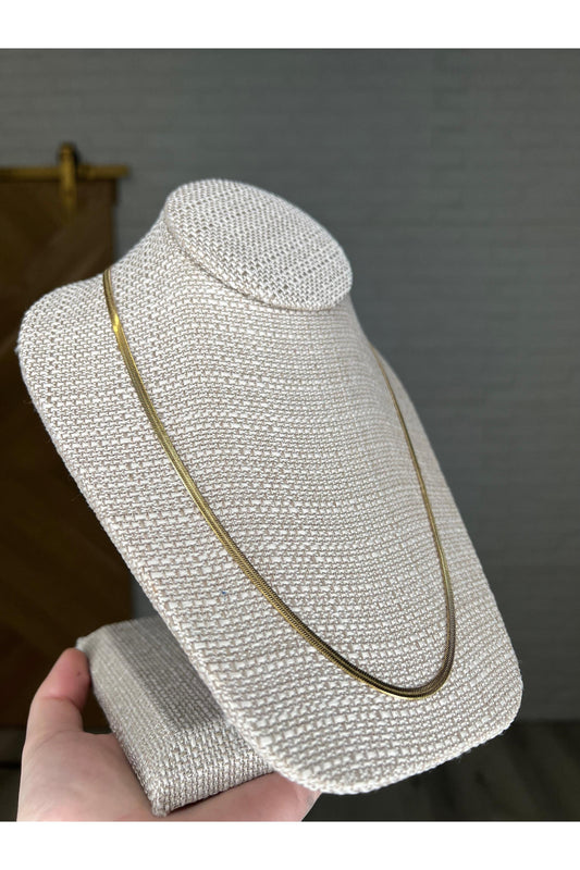 Sheer Perfection Snake Chain Necklace