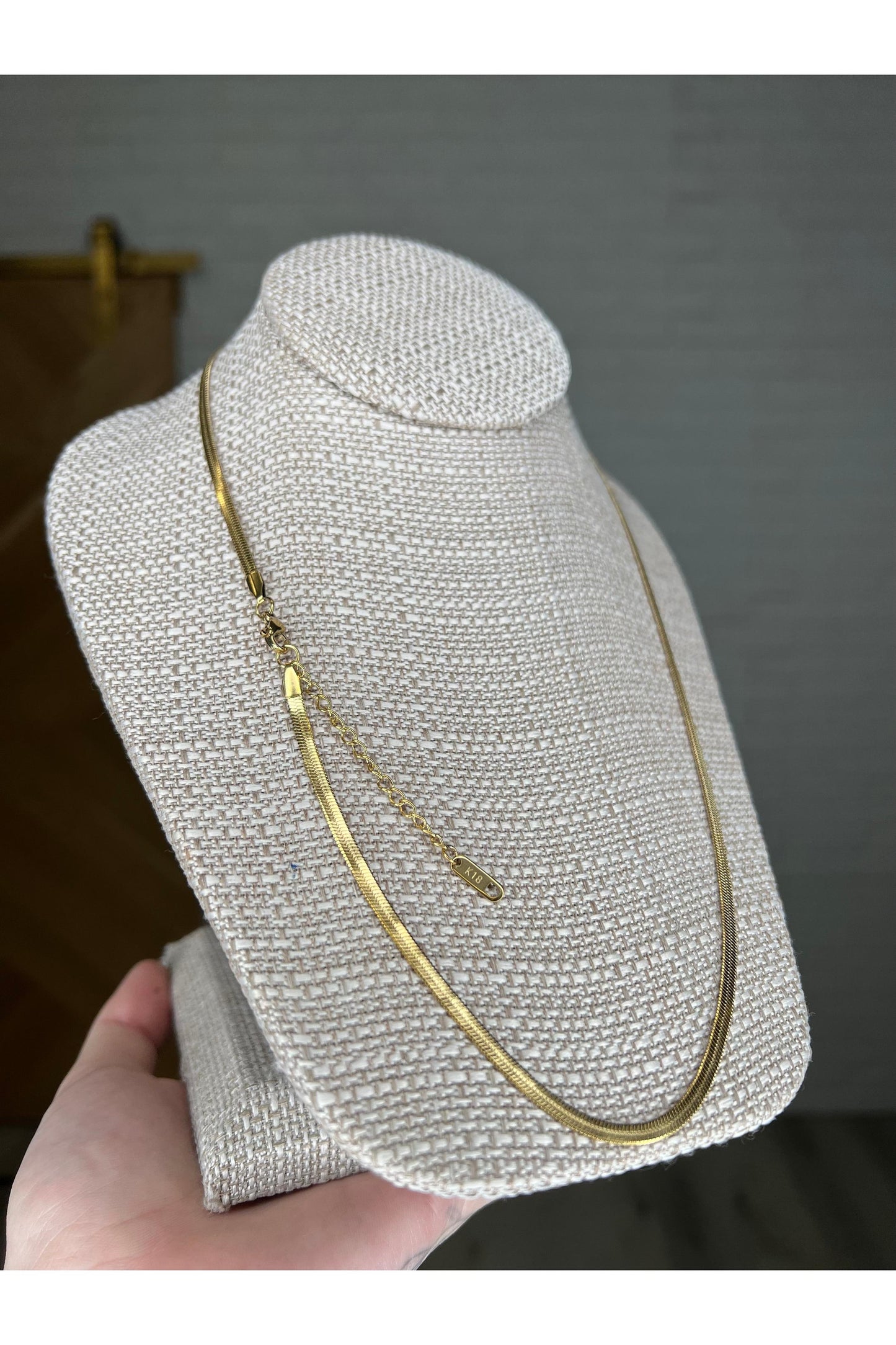 Sheer Perfection Snake Chain Necklace