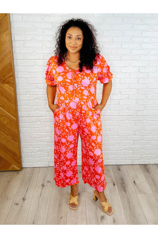 She's got Mojo Puff Sleeve Jumpsuit