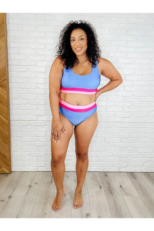 Venice Color Block Swim Bottoms