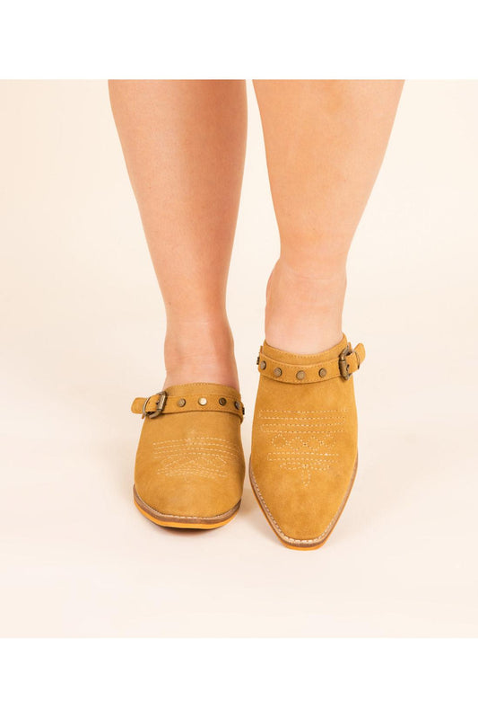 Drancy Western Mule in Tan