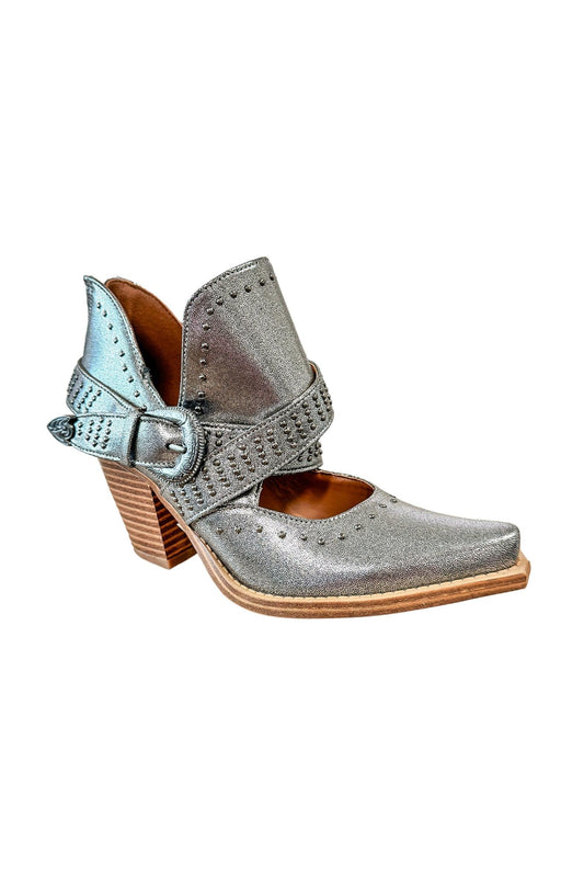 Fiona Ankle Boot in Silver