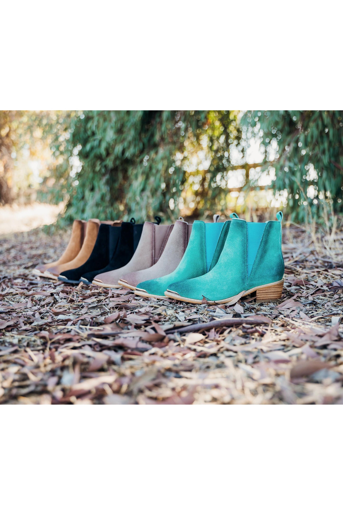 Wylie Suede Ankle Boot in Black